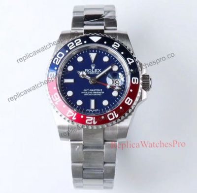 Baselworld Replica Rolex Pepsi Watch GMT Master ii Pepsi Bezel For Sale 